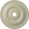Ekena Millwork Jefferson Ceiling Medallion (Fits Canopies up to 5"), 26 1/2"OD x 3 5/8"ID x 1 1/2"P, Clear Yellow CM26JECYF - alternate 1